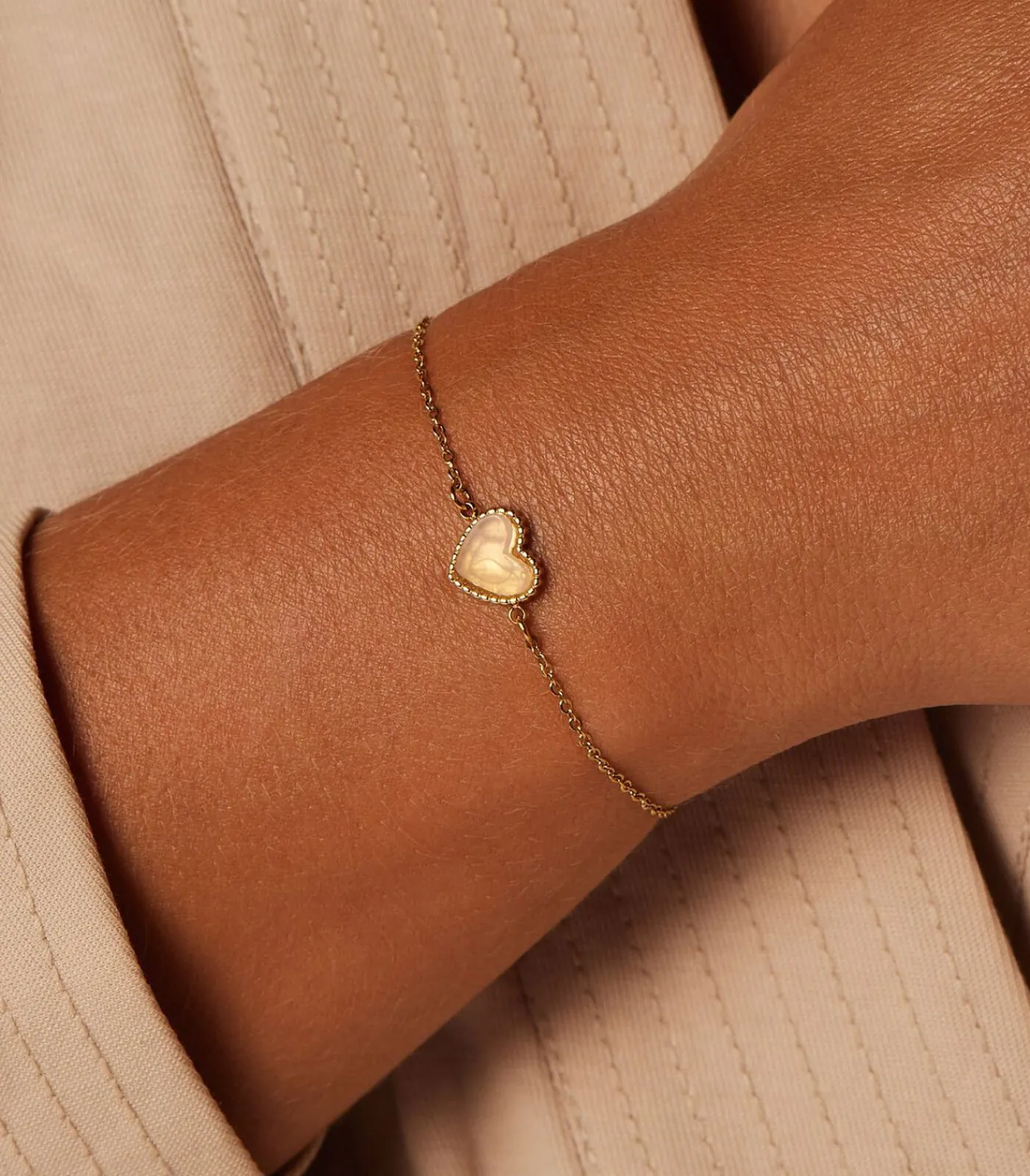 Lucardi Armband Staal gold Outlet