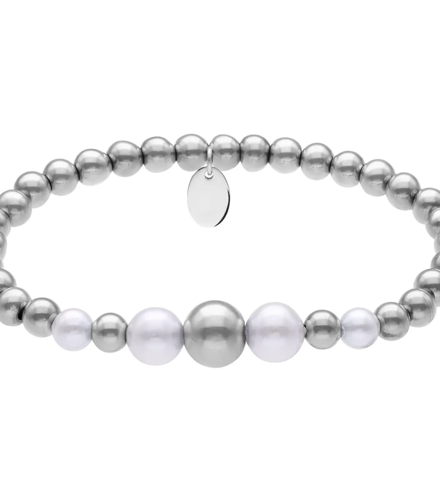 Lucardi Armband Staal silver Hot