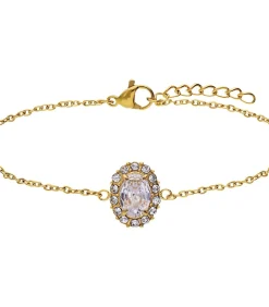 Lucardi Armband Staal white Outlet