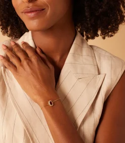 Lucardi Armband Staal red Outlet