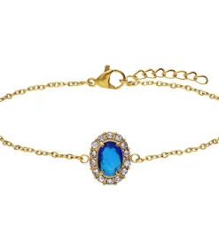 Lucardi Armband Staal blue