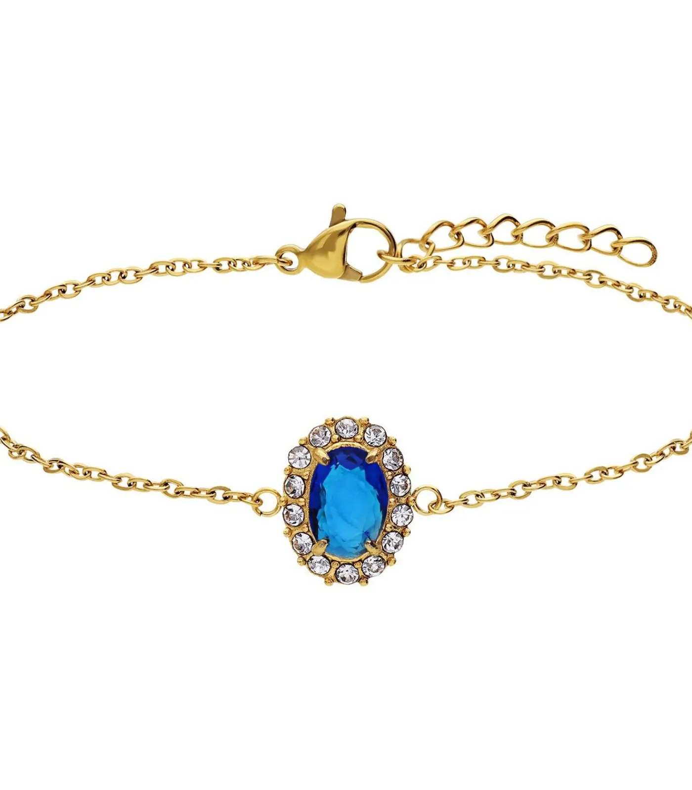 Lucardi Armband Staal blue