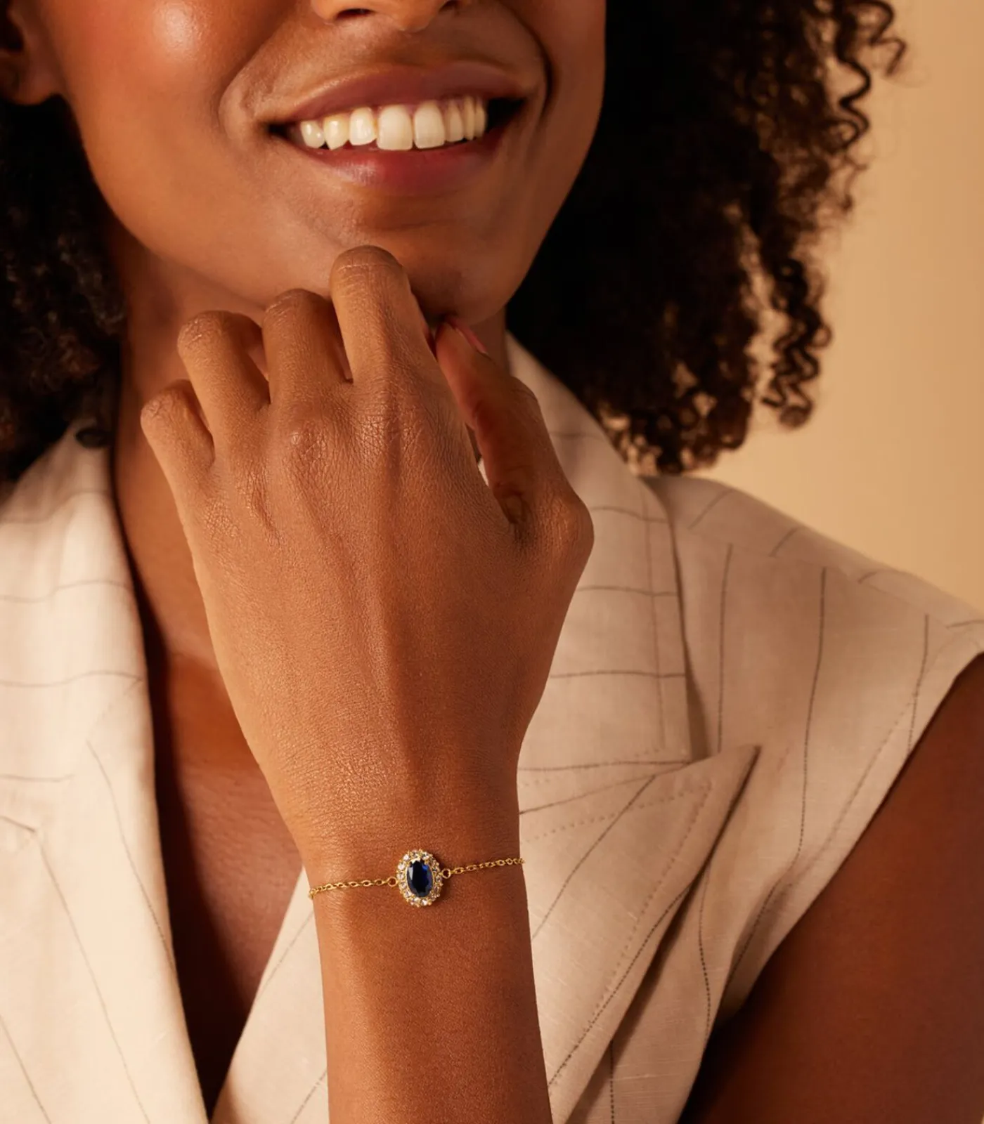 Lucardi Armband Staal blue