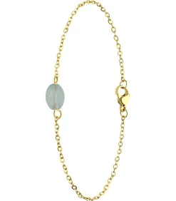 Lucardi Armband Staal 20 cm gold
