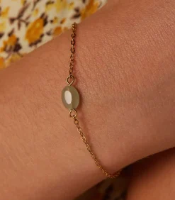 Lucardi Armband Staal 20 cm gold
