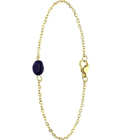 Lucardi Armband Staal 20 cm blue/gold Discount