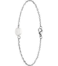 Lucardi Armband Staal 20 cm pink/silver Hot