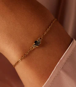 Lucardi Armband Staal 19 cm - Goudkleurig gold Hot