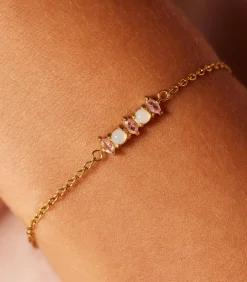 Lucardi Armband Staal 19 cm - Goudkleurig gold