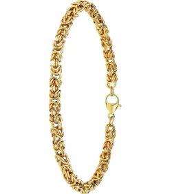 Lucardi Armband Staal 15 cm - Goudkleurig gold