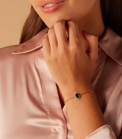 Lucardi Armband Staal 19 cm - Goudkleurig gold Discount