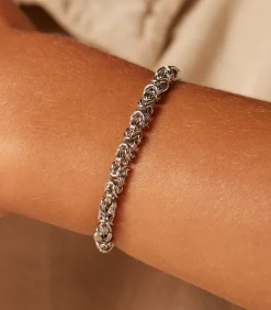 Lucardi Armband Staal 15 cm - Zilverkleurig silver Sale