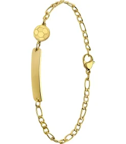 Lucardi Armband Staal 15 cm - Zilverkleurig gold Outlet