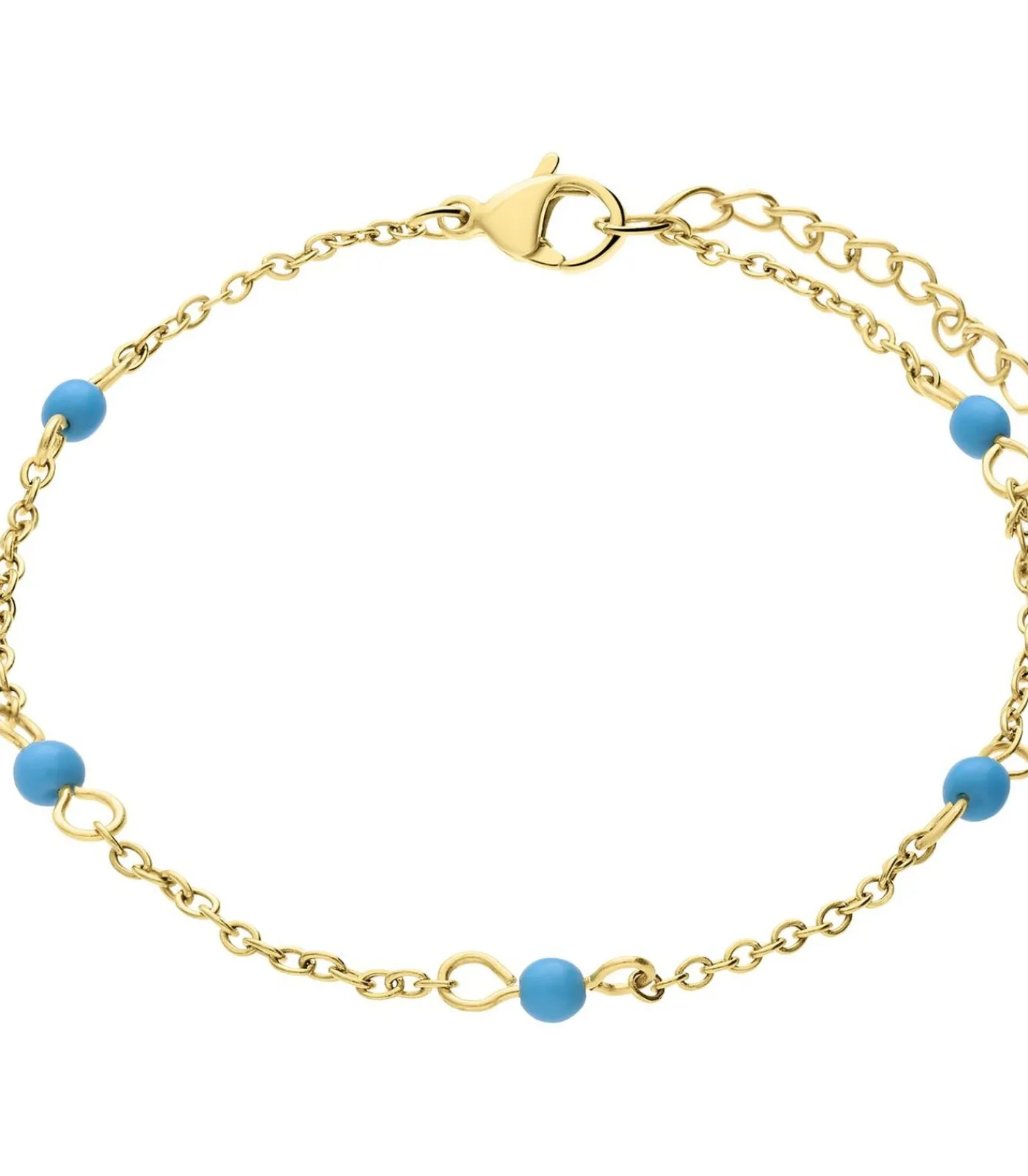 Lucardi Armband Staal 20 cm - Zilverkleurig gold Sale