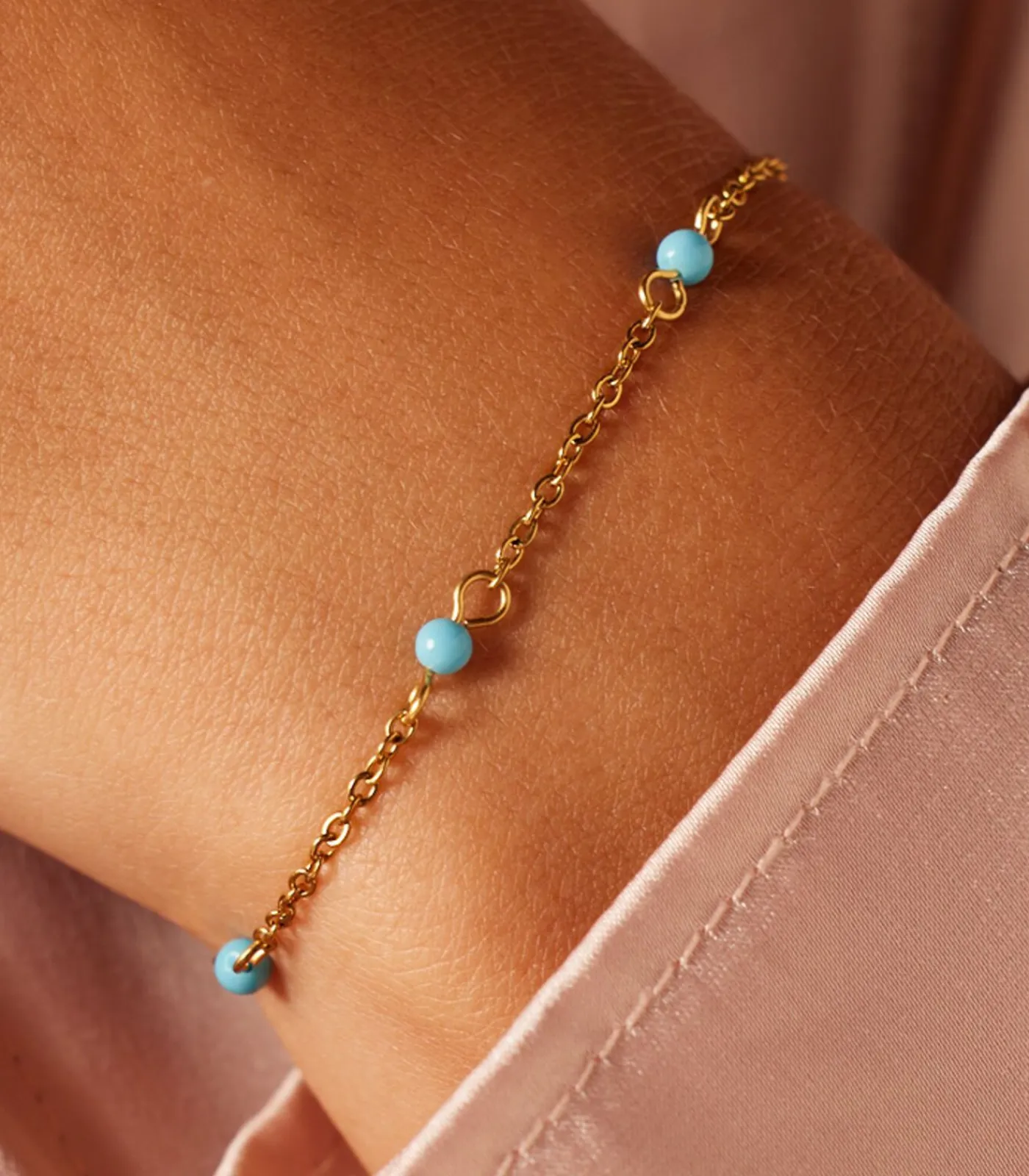 Lucardi Armband Staal 20 cm - Zilverkleurig gold Sale