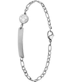 Lucardi Armband Staal 15 cm - Zilverkleurig silver Discount