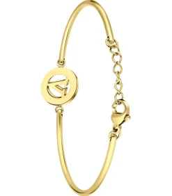 Lucardi Armband Staal 20 cm - Zilverkleurig gold