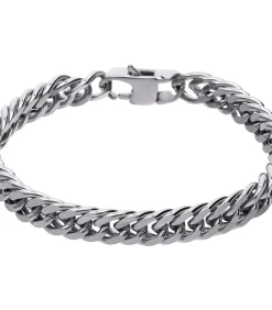Lucardi Armband Staal - Zilverkleurig silver