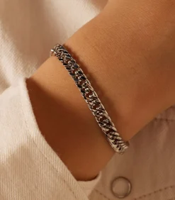 Lucardi Armband Staal - Zilverkleurig silver