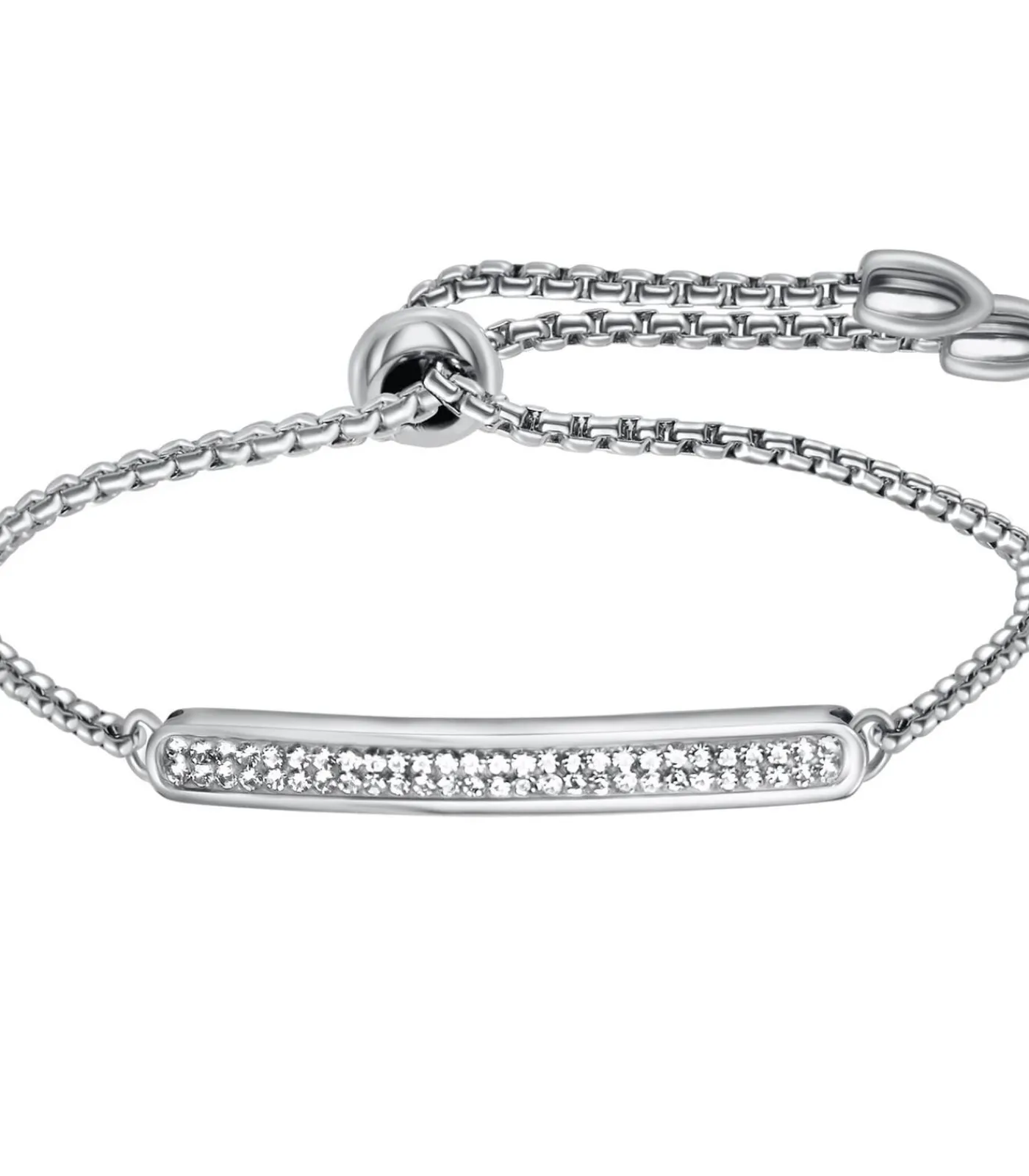 Lucardi Armband Staal 25.8cm white Clearance