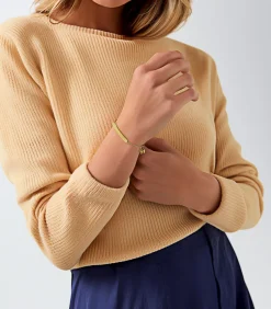 Lucardi Armband Staal 25.8cm gold Discount