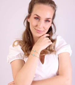 Lucardi Armband Staal 20cm multicolor Clearance