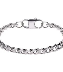 Lucardi Armband Staal zilverkleurig silver Discount