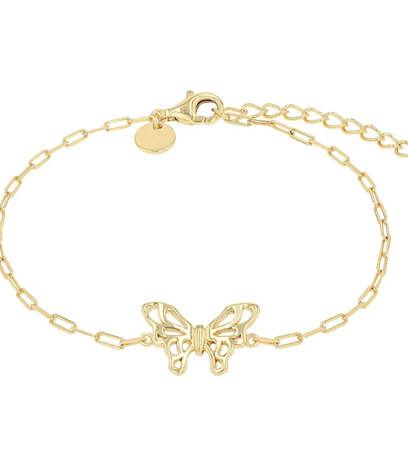 NOELANI Armband voor dames, 925 Sterling zilver | vlinder gold Clearance