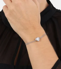JOOP! Armband voor dames, 925 Sterling zilver, zirkonia synth. | Hart silver Clearance
