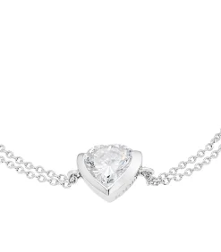 JOOP! Armband voor dames, 925 Sterling zilver, zirkonia synth. | Hart silver Clearance