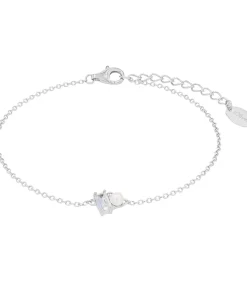 s.Oliver Armband voor dames, 925 Sterling zilver, zirkonia synth., schelp parel silver Best