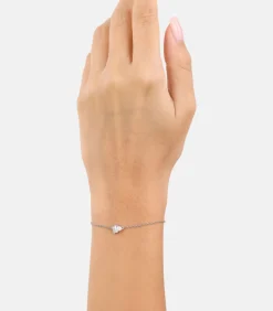 s.Oliver Armband voor dames, 925 Sterling zilver, zirkonia synth., schelp parel silver Best