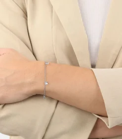 NOELANI Armband voor dames, 925 Sterling zilver, zirkonia synth. silver