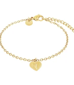 NOELANI Armband voor dames, roestvrij staal | hart gold Online