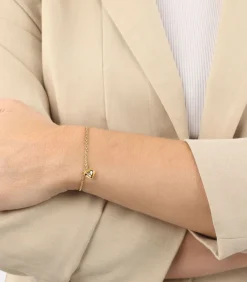 NOELANI Armband voor dames, roestvrij staal | hart gold Online