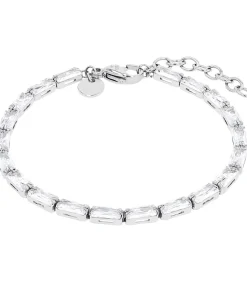 NOELANI Armband voor dames, roestvrij staal, zirkonia synth. silver Discount