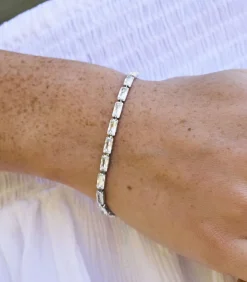 NOELANI Armband voor dames, roestvrij staal, zirkonia synth. silver Discount