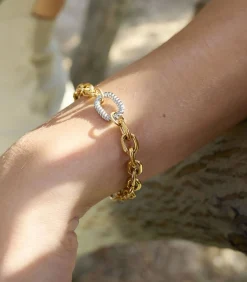 NOELANI Armband voor dames, roestvrij staal silver Sale