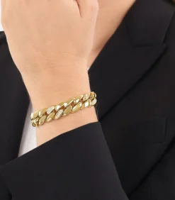 JOOP! Armband voor dames, roestvrij staal, zirkonia gold Clearance