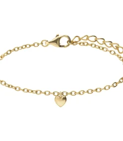 Lucardi Armband Zilver 20 cm - Goudkleurig gold Outlet