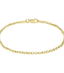 Lucardi Armband Zilver 19 cm - Goudkleurig gold Best