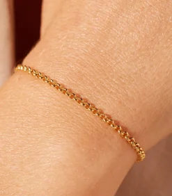 Lucardi Armband Zilver 19 cm - Goudkleurig gold Best