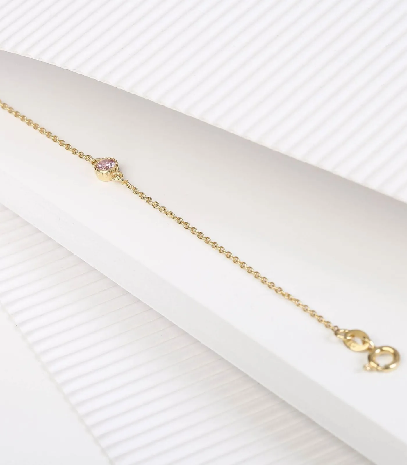 Lucardi Armband Zilver 19 cm - Goudkleurig gold