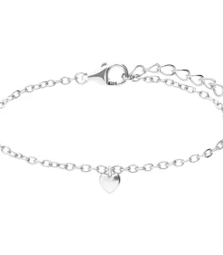 Lucardi Armband Zilver 20 cm - Goudkleurig silver