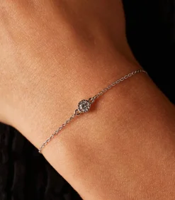 Lucardi Armband Zilver 19 cm - Goudkleurig silver Online