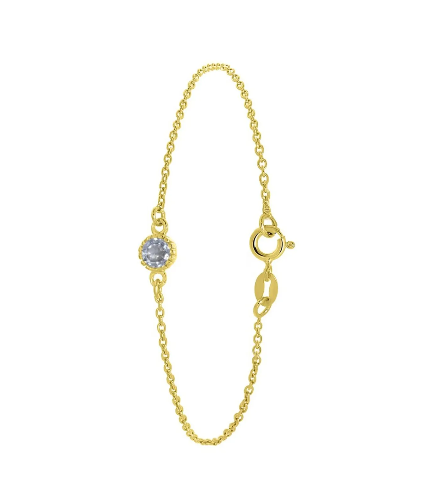 Lucardi Armband Zilver 19 cm - Goudkleurig gold Sale