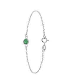 Lucardi Armband Zilver 19 cm - Goudkleurig silver Best