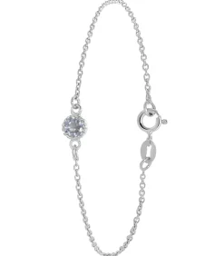 Lucardi Armband Zilver 19 cm - Goudkleurig silver