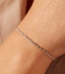 Lucardi Armband Zilver 19 cm - Goudkleurig silver Sale