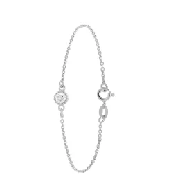 Lucardi Armband Zilver 19 cm - Goudkleurig silver Discount